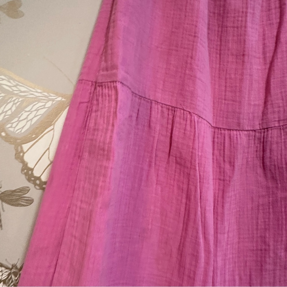 GAP Fuchsia Tiered Maxi Skirt - Picture 2 of 4
